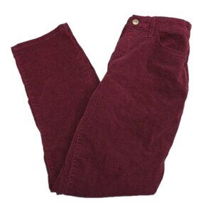 St. John's Bay Womens Size 10 Petite Purple Corduroy Pants 30x27